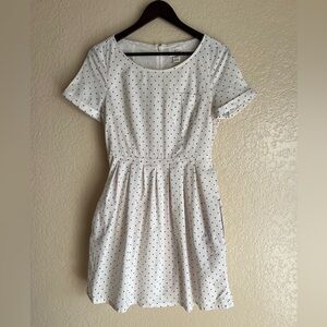 Levi’s White Polka Dot Dress‎ Size S